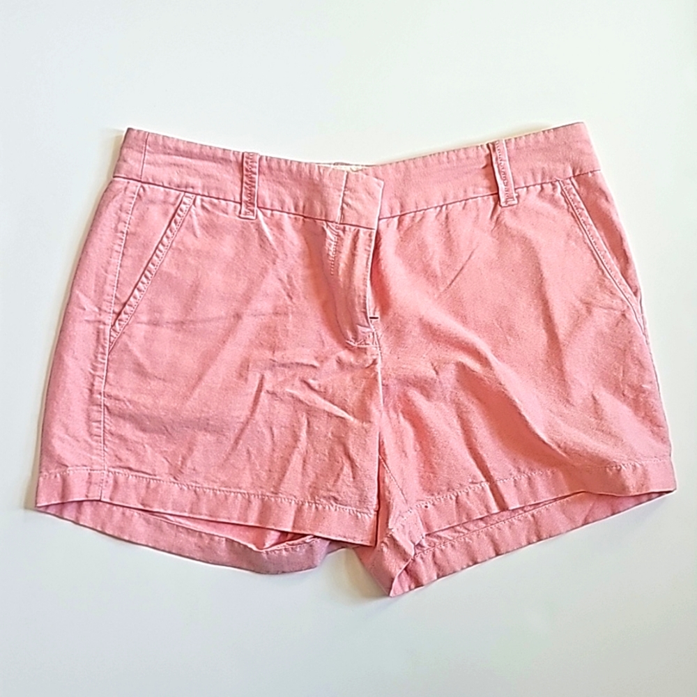 J.Crew Pink Cotton Oxford Chino Shorts
